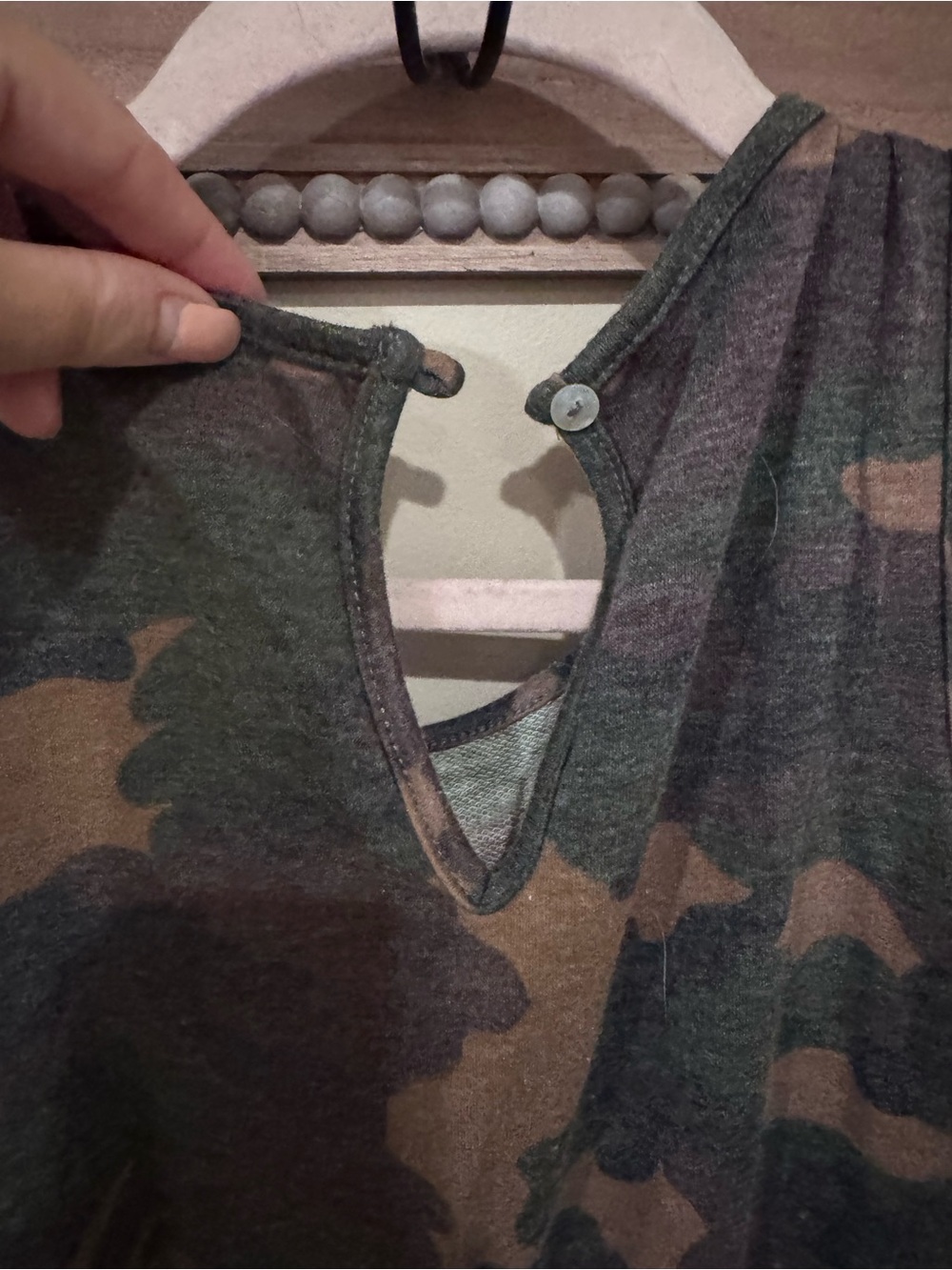 Mi Ami- Camo Knit Tank Romper -XS - Picture 4 of 5